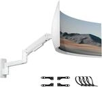 Monitor Wandhalterung F&uuml;r Ultrawide 17-49 Zoll, H&ouml;henverstellbar, Bis 20kg,...