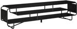 Tv-st&auml;nder 180 X 36 X 45 Cm Schwarz Eichen-optik Holzwerkstoff Vidaxl