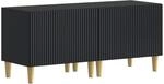 Vidaxl Tv Cabinet Black Engineered Wood