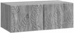 Wandmontierter Tv-schrank 78,5 X 41 X 30 Cm Grau Sonoma Vidaxl