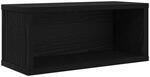 Cd Aufbewahrungsregal Schwarze Eiche 40 X 17 X 17 Cm Vidaxl
