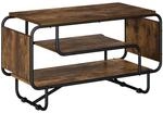 Tv-st&auml;nder 80 X 36 X 45 Cm R&auml;uchereiche Holzwerkstoff Vidaxl
