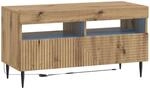 Vidaxl Led Tv Cabinet Haarlem 81 X 35 X 43 Cm Artisan Oak