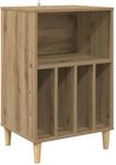 Plattenspielerst&auml;nder Artisan-eiche 47 X 39,5 X 74,5 Cm Vidaxl