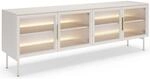 Selsey Lumi - Tv-lowboard 4-t&uuml;rig, Taupe, 181 Cm