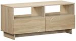Tv-st&auml;nder 90 X 34,5 X 40 Cm Sonoma-eiche Holzwerkstoff Vidaxl