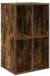 Schallplattenschrank R&auml;uchereiche 44,5 X 36,5 X 74,5 Cm Vidaxl