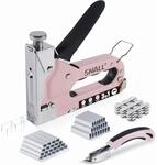 3-in-1 Handtacker Set Mit 3000 Klammern, Einstellbare Schusskraft