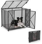 Vevor Hundek&auml;fig Hochbelastbar 955x595x740 Mm, Faltbare Hundebox, Geeignet F&uuml;r