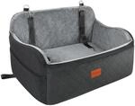 Hundeautositz Bis 25 Kg, 2 Sicherheitsleinen, Verstellbar, Waschbar, F&uuml;r 2...