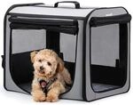 Faltbare Hundetransportbox 61x52x45 Cm, Atmungsaktiv, Leicht Zu Reinigen, F&uuml;r...