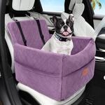 Hunde Autositz Sitzerh&ouml;hung F&uuml;r Kleine Bis Mittlere Hunde, Waschbar, Lila