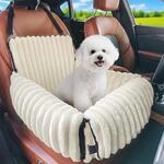 Hund Autositz Mit Memory-schaum, 4-in-1 Umwandelbar, Waschbar, F&uuml;r Kleine Bis