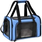 Transporttasche F&uuml;r Katze & Hund, Faltbar, Atmungsaktiv, Bis 5kg, Blau
