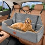 Hundeautositz F&uuml;r Gro&szlig;e Hunde, Abnehmbar & Waschbar, R&uuml;cksitz-erh&ouml;hungssitz