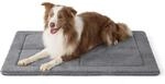 Hundematte 104x69 Cm Waschbar F&uuml;r Gro&szlig;e Hunde Mit Schaumstofff&uuml;llung Grau