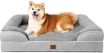 Orthop&auml;disches Hundebett Mit Memory Foam, Waschbar, Wasserdicht, Rutschfest,...