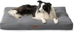 Hundebett 91x68 Cm Waschbar, 10cm Dick, Dunkelgrau, L