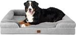 Orthop&auml;disches Hundebett Xxl 132x104cm Mit Memory Foam, Waschbar & Wasserdicht