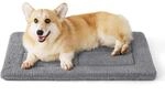 Hundematte Waschbar Mittelgro&szlig; 74x46 Cm Mit Schaumstofff&uuml;llung Grau