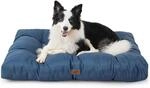 Hundebett L 91x68cm Waschbar, 10cm Dick, Orthop&auml;disch, Dunkelblau