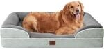 Orthop&auml;disches Hundebett Mit Memory Foam, Wasserdicht, Waschbar, L 104x69cm