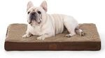 Orthop&auml;disches Hundebett L 76x51cm, Waschbar, Braun