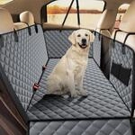Hundedecke Auto R&uuml;ckbank Mit Seitenschutz, Wasserdicht & Kratzfest, Grau
