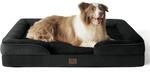 Orthop&auml;disches Hundebett 97x71 Cm Mit Memory-schaum, Waschbar, Rutschfest, F&uuml;r