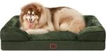 Orthop&auml;disches Hundebett Xxl 132x104cm Mit Memory Foam, Waschbar, Wasserdicht,
