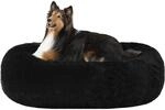 Rundes Hundebett 80cm, Orthop&auml;disches Hundekissen, Waschbar, Anti-rutsch