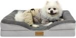 Orthop&auml;disches Hundebett F&uuml;r Kleine Hunde, Waschbar, Mit Hohem Rand, 76x55cm