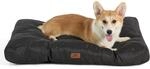 Hundebett 76x50cm Waschbar, 10cm Dick, Orthop&auml;disch, F&uuml;r Kleine & Mittlere...