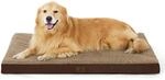 Orthop&auml;disches Hundebett L 112x81cm, Waschbar, Braun, F&uuml;r Gro&szlig;e Hunde