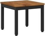 Couchtisch Nat&uuml;rlich Und Schwarz 40 X 40,5 X 36 Cm Vidaxl