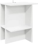 Vidaxl Coffee Table White 40 X 30 X 49 Cm Engineered Wood