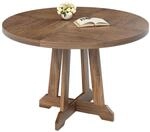 Runder Esstisch F&uuml;r 4-6 Personen, Holztisch Im Industrial Design, 122cm...