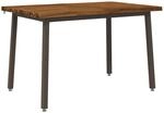 120 X 80 X 75 Cm Massivholz Akazie Natur Und Kaffee Vidaxl