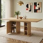Ausziehbarer Esstisch 140/180 X 80 Cm Aus Mdf In Eichenoptik, Skandinavischer Stil,