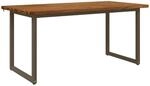 Quadratischer Esstisch 160 X 70 X 75 Cm Massivholz Akazie Natur Vidaxl