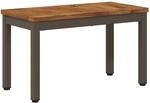 Couchtisch Natur Und Kaffee 60,5 X 30 X 36 Cm Massivholz Akazie Vidaxl