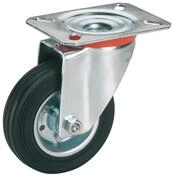 Lenkrolle Mit Platte 125 X 37 Mm, Tragkr. 100 Kg M&ouml;belrollen