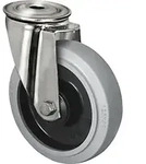Cascoo R&uuml;ckenlochlenkrolle &Oslash; 100 Mm Serie R4e2 Rollenlager Edelstahl