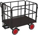Cordes Handpritschenwagen Mit 4 Rohrgitterw&auml;nden Ral 7016