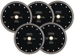 Diamant-trennscheibe 180mm 5 St&uuml;ck, Superd&uuml;nn, Turbosegmente F&uuml;r Fliesen,...