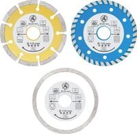 Bgs Technic - Diamant-trennscheiben-satz Bohrungs-&oslash; 20 Mm &Oslash; 115 Mm 3-tlg.