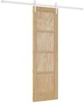 Vidaxl Sliding Door Orkdal 61 X 198.5 Cm Solid Pine Wood