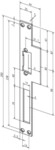 Assa Abloy - Lappenschlie&szlig;blech 14c K&auml;ntig Breite 44 X L&auml;nge 250 Mm Din Links /