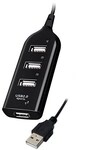 Hub Usb Vakoss Tc-234ux Wei&szlig; Schwarz