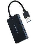 Hub Usb Nanocable Hub Usb 3.0 Con 4 Puertos De Usb 3.0, Usb-a/m-usb 3.0/h,...